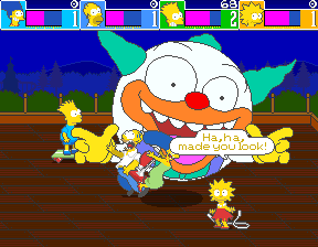 Simpsons, The (4 Players World, set 1) Screenthot 2